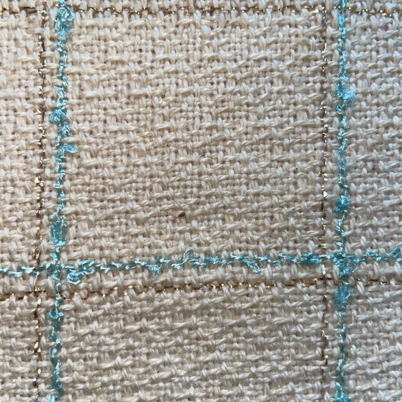 Vintage 5 Piece Set 45 Inch Tablecloth 4 Napkins Beige A Progress Creation New - Picture 4 of 4